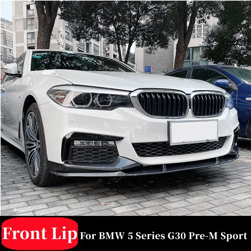 For BMW 5 Series G30 M Sport 2018-2020 Black Carbon Car Front Bumper Lip Splitter Diffuser Body Kit Spoiler Trim
For BMW 5 Series G30 M Sport 2018-2020 Black Carbon Car Front Bumper Lip Splitter Diffuser Body Kit Spoiler Trim