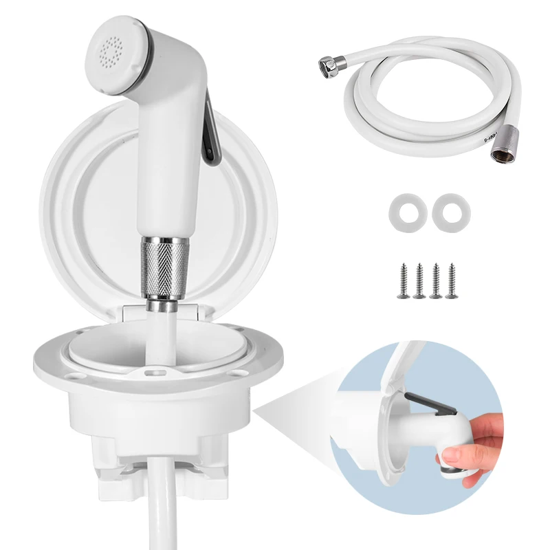Embedded Handheld Pressurized Outdoor Shower Kit for Boat Yacht RV Camper Marine Recessed Shower Set
Embedded Handheld Pressurized Outdoor Shower Kit for Boat Yacht RV Camper Marine Recessed Shower Set