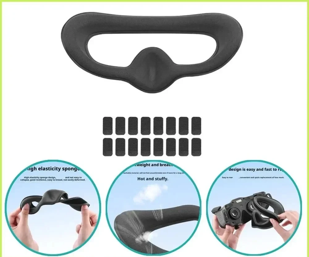 For DJI Goggles 3 Soft Durable Silicone Lens Protective Cover Replacement Soft Face Plate Eye Pad For DJI Neo Air 3s Avata 2
For DJI Goggles 3 Soft Durable Silicone Lens Protective Cover Replacement Soft Face Plate Eye Pad For DJI Neo Air 3s Avata 2