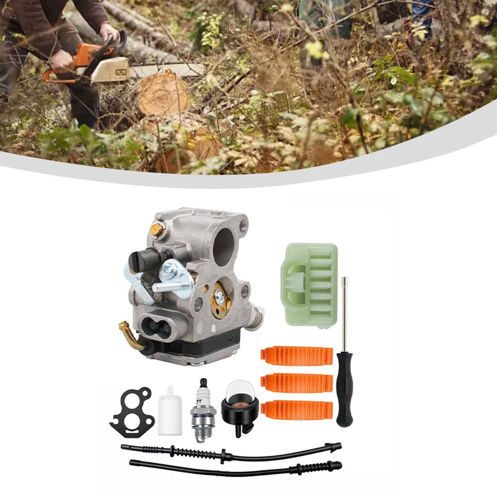 Outdoor Repair As Picture Carburetor Kit Replacement Parts Replaces OEM 506450501 Compatible With C1T-EL41A For Jonsered 435
Outdoor Repair As Picture Carburetor Kit Replacement Parts Replaces OEM 506450501 Compatible With C1T-EL41A For Jonsered 435