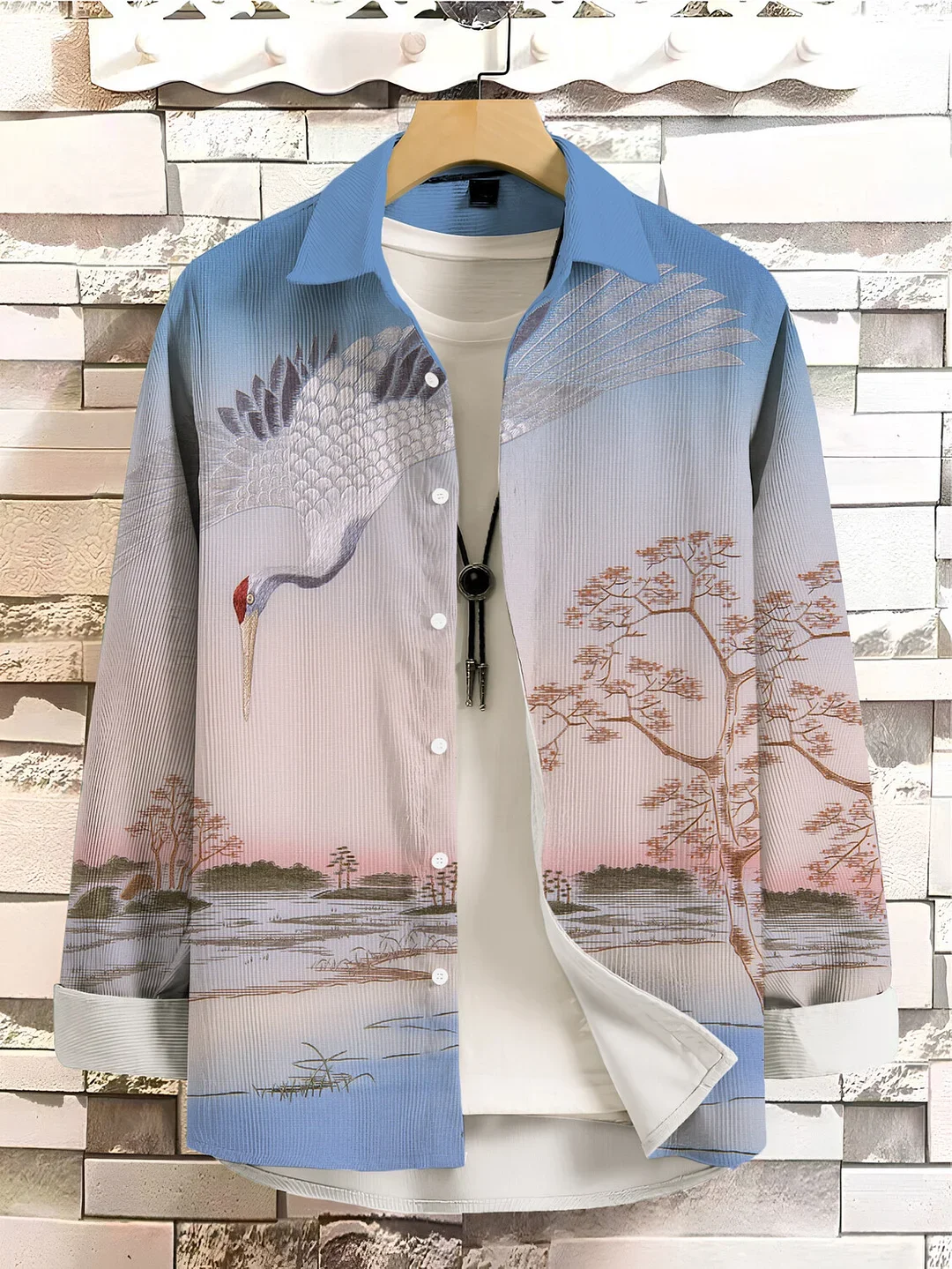 2025 hot tribe geometric lines and patterns are all printed long-sleeved linen shirts, the same style of men and women
2025 hot tribe geometric lines and patterns are all printed long-sleeved linen shirts, the same style of men and women