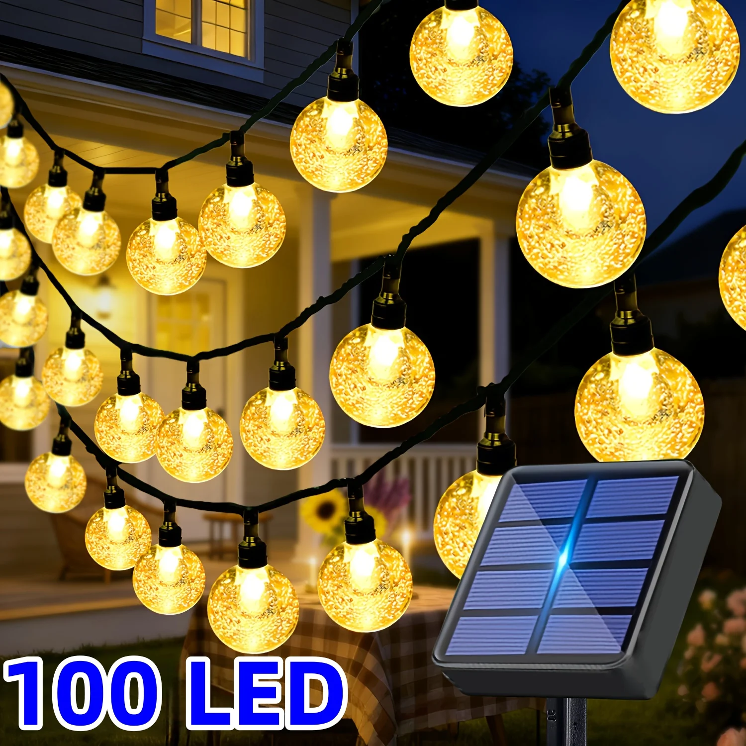 5/7/12m Solar Bubble Balls Lamp String Lights Outdoor Water Drops Outdoor Waterproof Orb Christmas Lights Patio Holiday Party
5/7/12m Solar Bubble Balls Lamp String Lights Outdoor Water Drops Outdoor Waterproof Orb Christmas Lights Patio Holiday Party