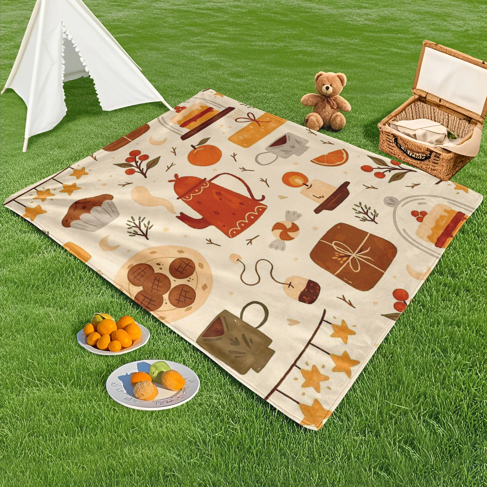 Outdoor Starry Design Blanket For Cake Picnics And Essential Water Bottle Living Accessories
Outdoor Starry Design Blanket For Cake Picnics And Essential Water Bottle Living Accessories