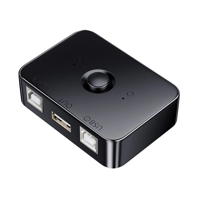 USB Printer Sharer Device 2 Ports USB2.0 Selector Printer Sharing Peripheral for Printer USB Splitter Sharing Printer
USB Printer Sharer Device 2 Ports USB2.0 Selector Printer Sharing Peripheral for Printer USB Splitter Sharing Printer