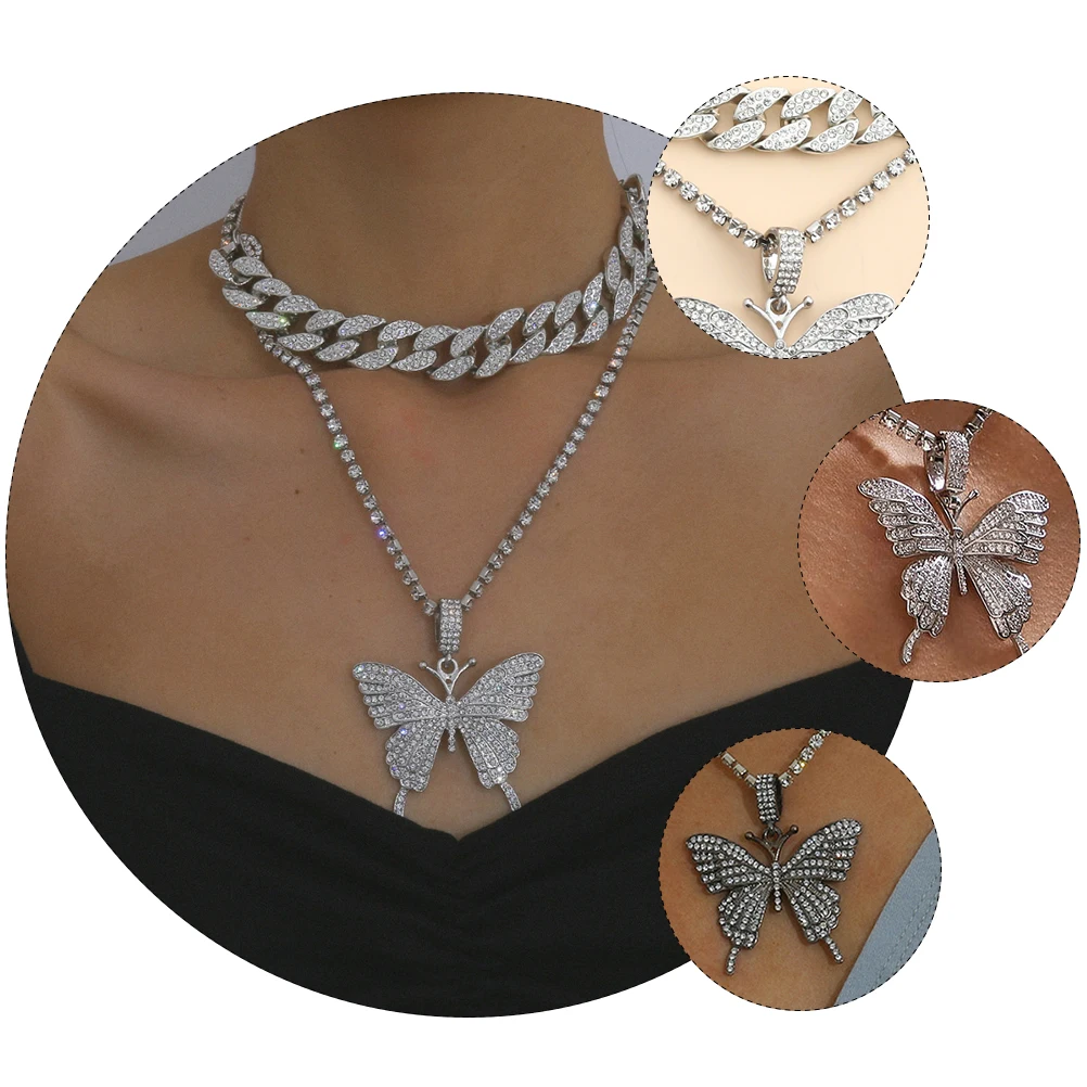2Pcs Necklace Rhinestone Pendant Retro Neck Jewelry Elegant Decor Geometric Necklace Wedding Party Gift
2Pcs Necklace Rhinestone Pendant Retro Neck Jewelry Elegant Decor Geometric Necklace Wedding Party Gift