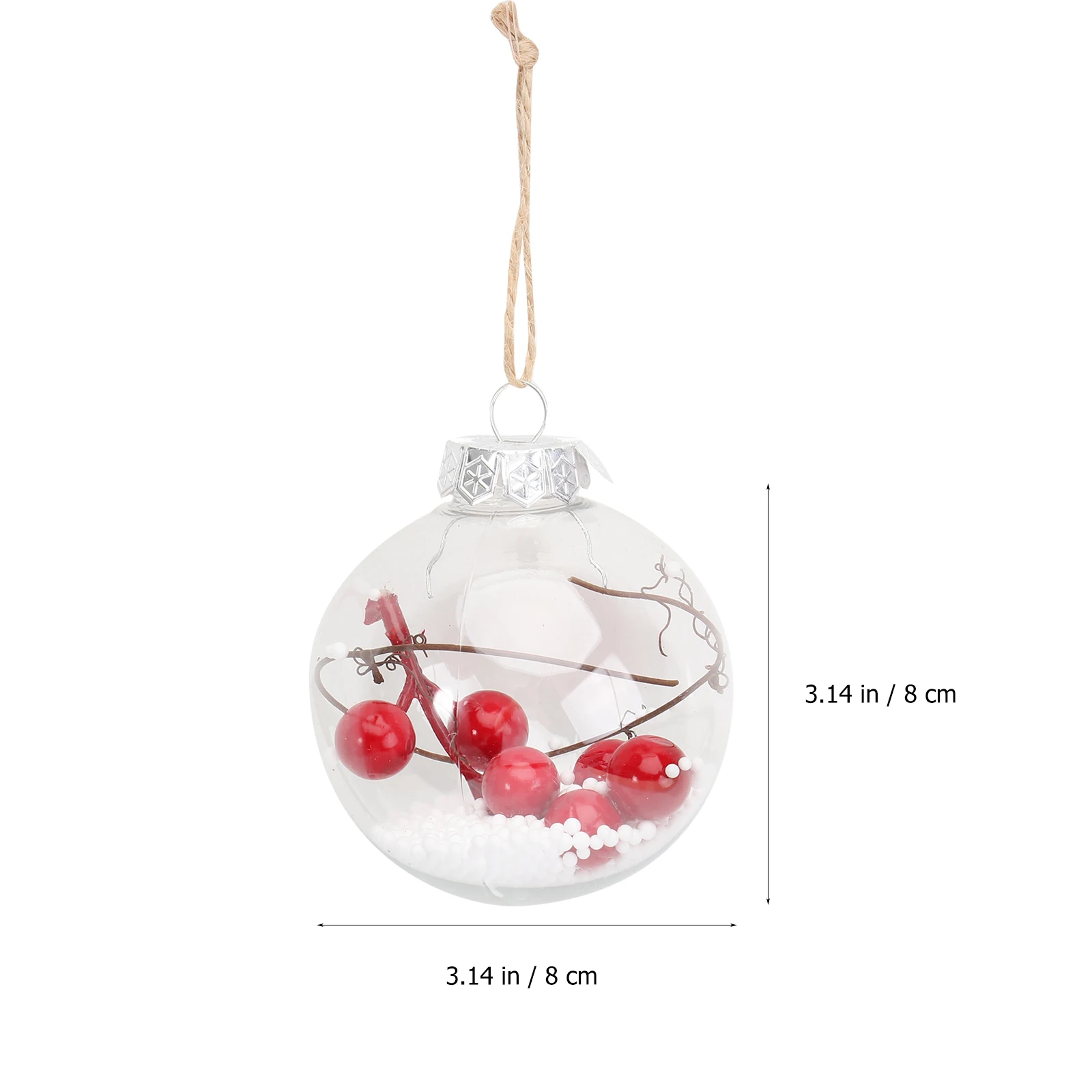 6 Pcs Plastic Christmas Balls Decorative Eco Friendly Transparent Design Ideal Home Office Hotel School Store Christmas
6 Pcs Plastic Christmas Balls Decorative Eco Friendly Transparent Design Ideal Home Office Hotel School Store Christmas
