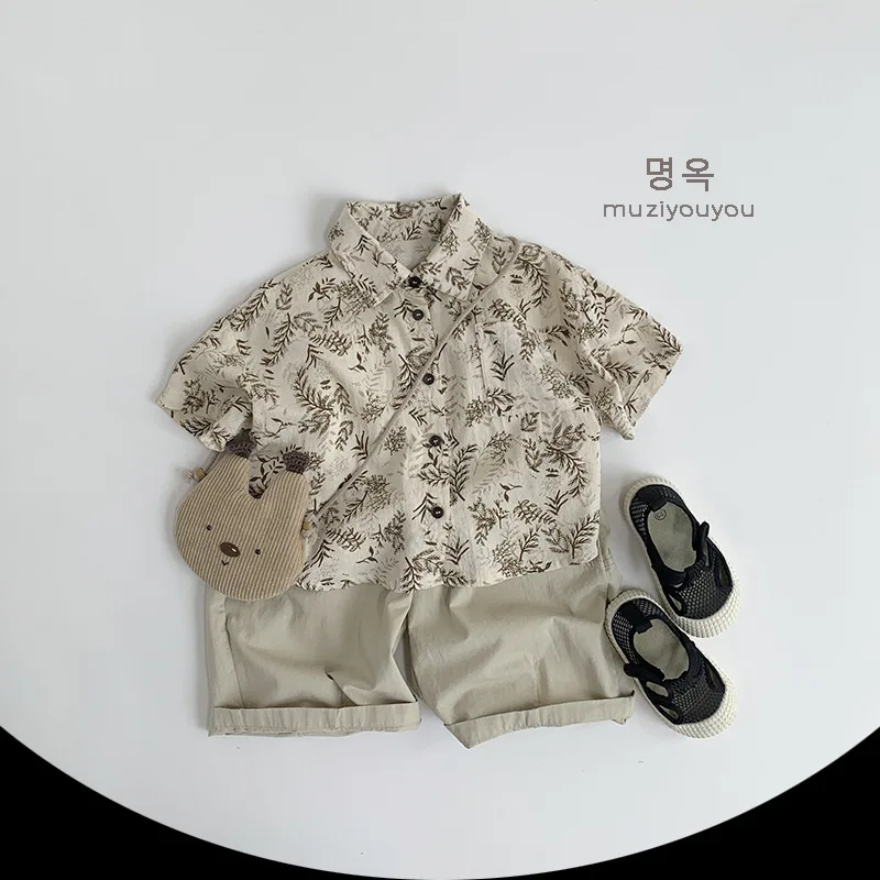 2025 Summer New Children Short Sleeve Lapel Shirts Cotton Breathable Boys Fashion Print Shirts Baby Clothes Kids Casual Tops
2025 Summer New Children Short Sleeve Lapel Shirts Cotton Breathable Boys Fashion Print Shirts Baby Clothes Kids Casual Tops