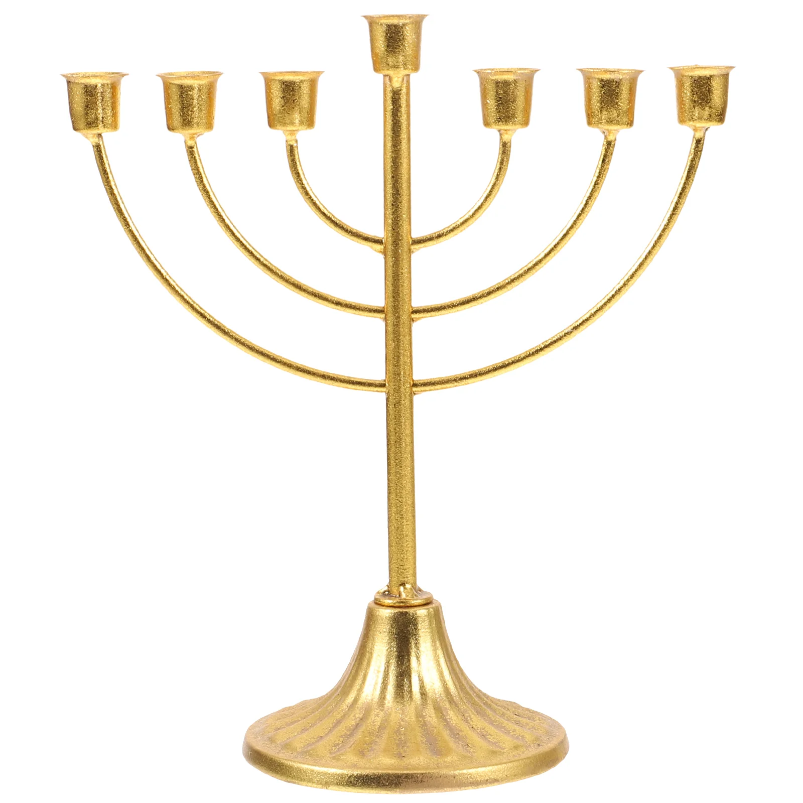 Hanukkah Menorah Vintage Ornaments Seven Holes Holder Cup Desktop Religious Candlesticks Wrought
Hanukkah Menorah Vintage Ornaments Seven Holes Holder Cup Desktop Religious Candlesticks Wrought