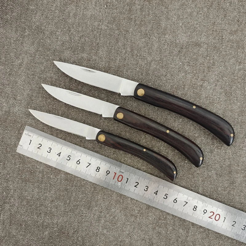 Folding Knife EDC Fruit Knife Portable Ebony Handle Pocket Knives For Daily Household Camping Outdoor Survival Tool
Folding Knife EDC Fruit Knife Portable Ebony Handle Pocket Knives For Daily Household Camping Outdoor Survival Tool