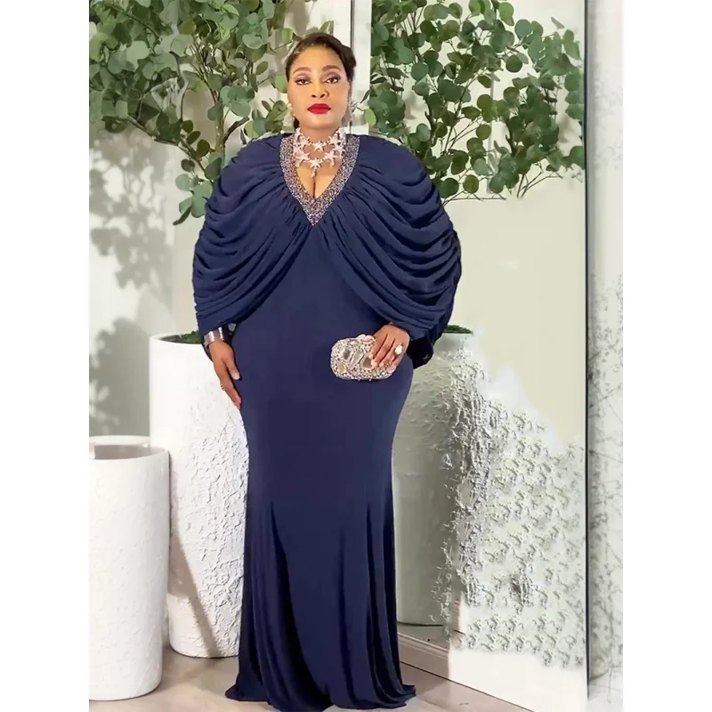 Женская традиционная африканская одежда: модное платье однотонного цвета, новая женская одежда, плиссированное, приталенное, элегантное длинное платье.
Женская традиционная африканская одежда: модное платье однотонного цвета, новая женская одежда, плиссированное, приталенное, элегантное длинное платье.