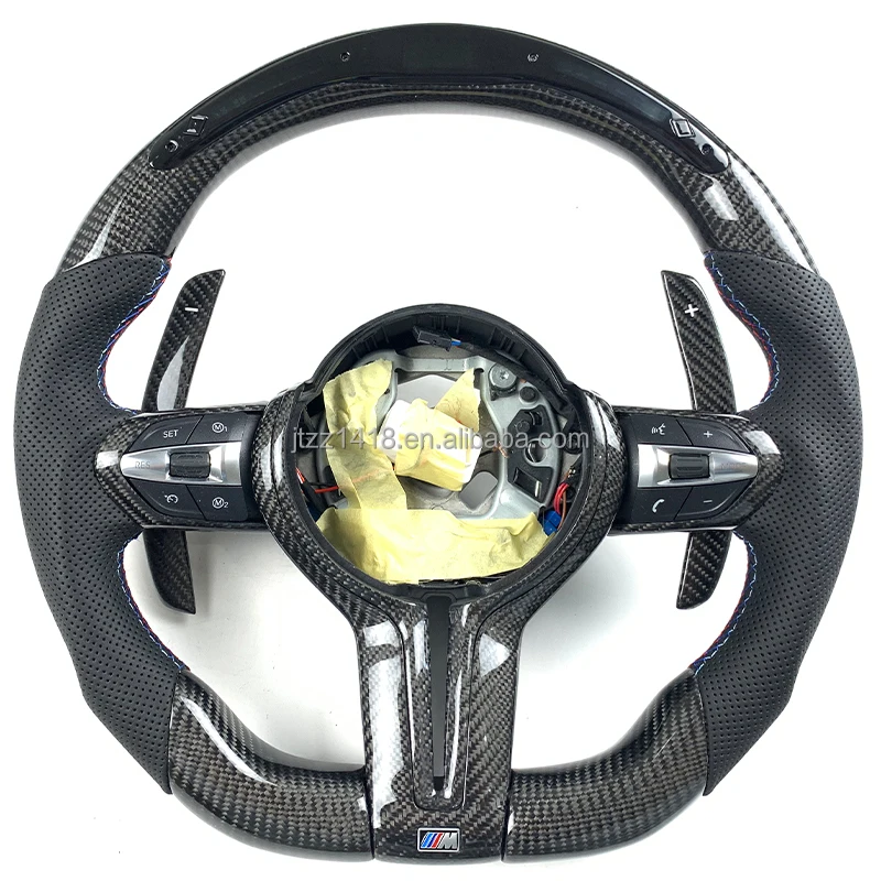 For BMW F10 F15 F20 F22 F21 F80 F87 F82 F81 M2M3M4 LED Display Carbon Fiber Shift Paddles Leather Steering Wheel Car Accessories
For BMW F10 F15 F20 F22 F21 F80 F87 F82 F81 M2M3M4 LED Display Carbon Fiber Shift Paddles Leather Steering Wheel Car Accessories