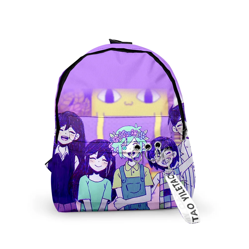 Harajuku Popular omori Notebook Backpacks Boys/Girls pupil School Bags 3D Print Keychains Oxford Waterproof Cute Small Backpacks
Harajuku Popular omori Notebook Backpacks Boys/Girls pupil School Bags 3D Print Keychains Oxford Waterproof Cute Small Backpacks