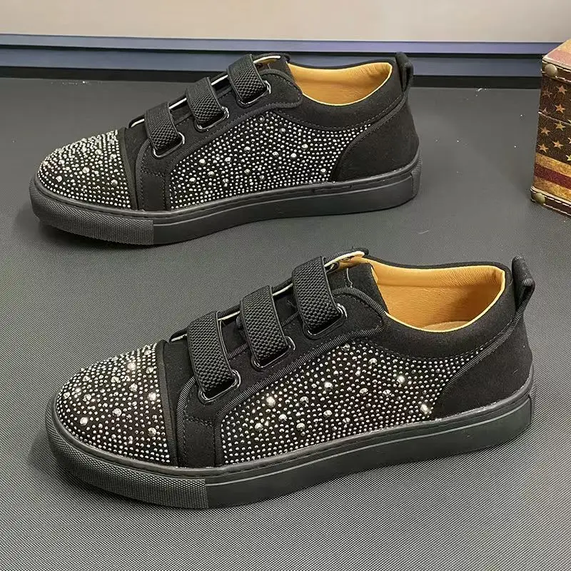 men's fashion rivets shoes natural leather rhinestone flats shoe party nightclub dresses breathable sneakers youth footwear mans
men's fashion rivets shoes natural leather rhinestone flats shoe party nightclub dresses breathable sneakers youth footwear mans