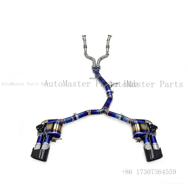 OEM-глушитель Catback для Audi S4 S5 B9 с клапанной системой Valvetronic, титановые выхлопные трубы с черными карбоновыми насадками
OEM-глушитель Catback для Audi S4 S5 B9 с клапанной системой Valvetronic, титановые выхлопные трубы с черными карбоновыми насадками