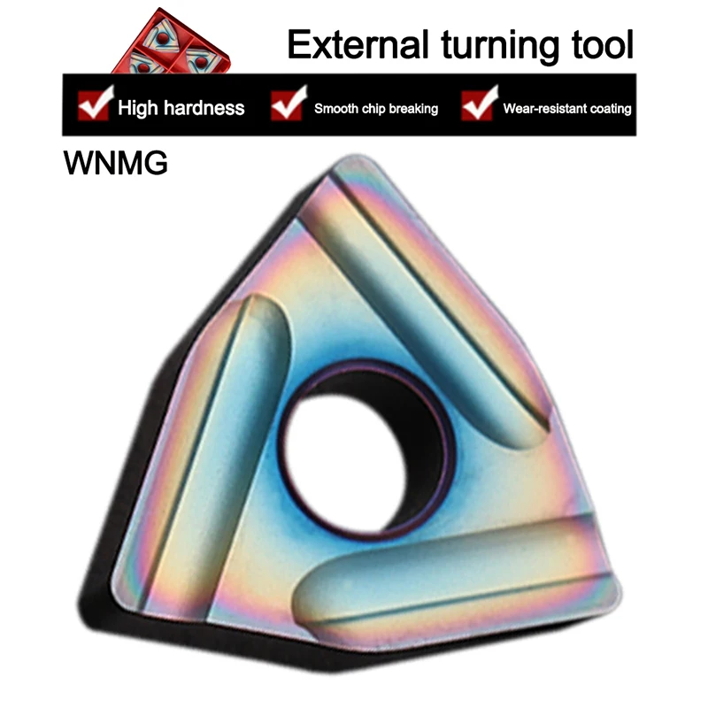 WNMG080404R-S WNMG080408R WNMG080404L WNMG080408L Metal Turning Tool WNMG Carbide Inserts Color Blade High Quality Lathe Tools
WNMG080404R-S WNMG080408R WNMG080404L WNMG080408L Metal Turning Tool WNMG Carbide Inserts Color Blade High Quality Lathe Tools