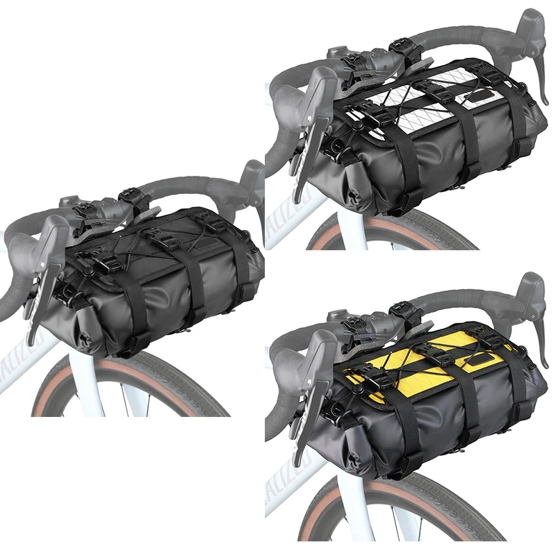 Waterproof Bike Handlebar Bag Adjustable Capacity, Removable Dry Bag For MTB, Road & Gravel Biking, Front Cycling Pack
Waterproof Bike Handlebar Bag Adjustable Capacity, Removable Dry Bag For MTB, Road & Gravel Biking, Front Cycling Pack