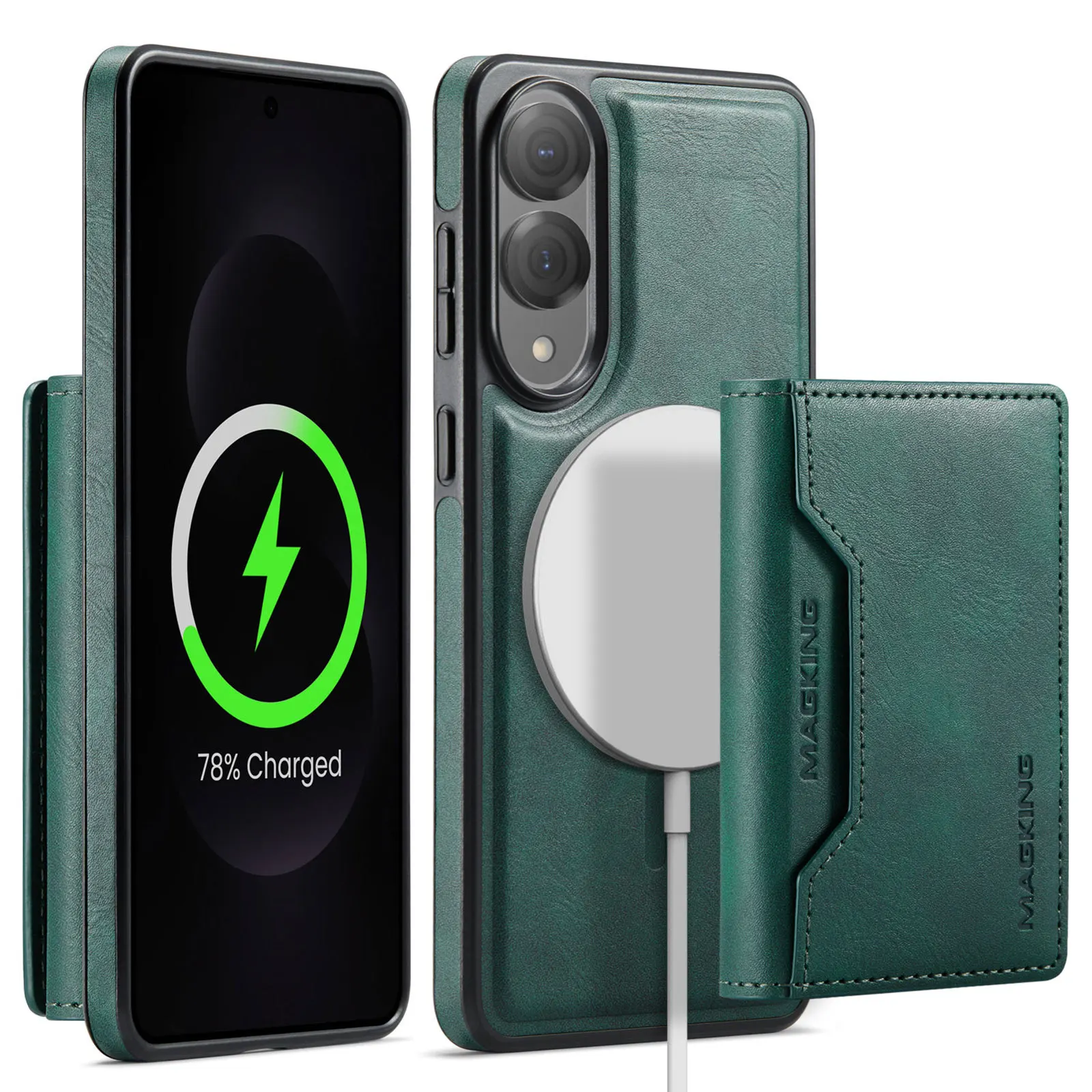 Magsafe Wallet Leather Phone Case 2-in-1 for Samsung Galaxy S25 S24 S23 S22 S21 Ultra plus S20 FE Magnetic Card Holder Cover
Magsafe Wallet Leather Phone Case 2-in-1 for Samsung Galaxy S25 S24 S23 S22 S21 Ultra plus S20 FE Magnetic Card Holder Cover