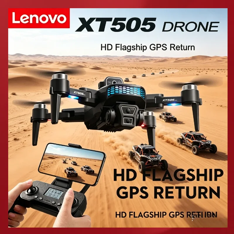 Lenovo XT505 Brushless Foldable Drone 5G GPS Optical Flow Dual WiFi Professional Aerial Camera Gimbal RC Quadcopter for Adults
Lenovo XT505 Brushless Foldable Drone 5G GPS Optical Flow Dual WiFi Professional Aerial Camera Gimbal RC Quadcopter for Adults