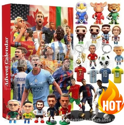 2026 World Football Advent Calendar, 24-Day Football Star Mini Figure Blind Box Set, Soccer Fans Countdown Gift
2026 World Football Advent Calendar, 24-Day Football Star Mini Figure Blind Box Set, Soccer Fans Countdown Gift