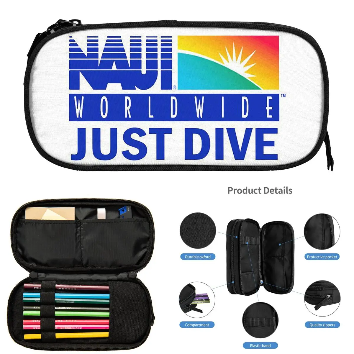 NAUI The Difinition Of Diving Pencil Cases for Student Gifts Pen Box Pencil Bag Large Capacity Pencil Pouch Storage
NAUI The Difinition Of Diving Pencil Cases for Student Gifts Pen Box Pencil Bag Large Capacity Pencil Pouch Storage