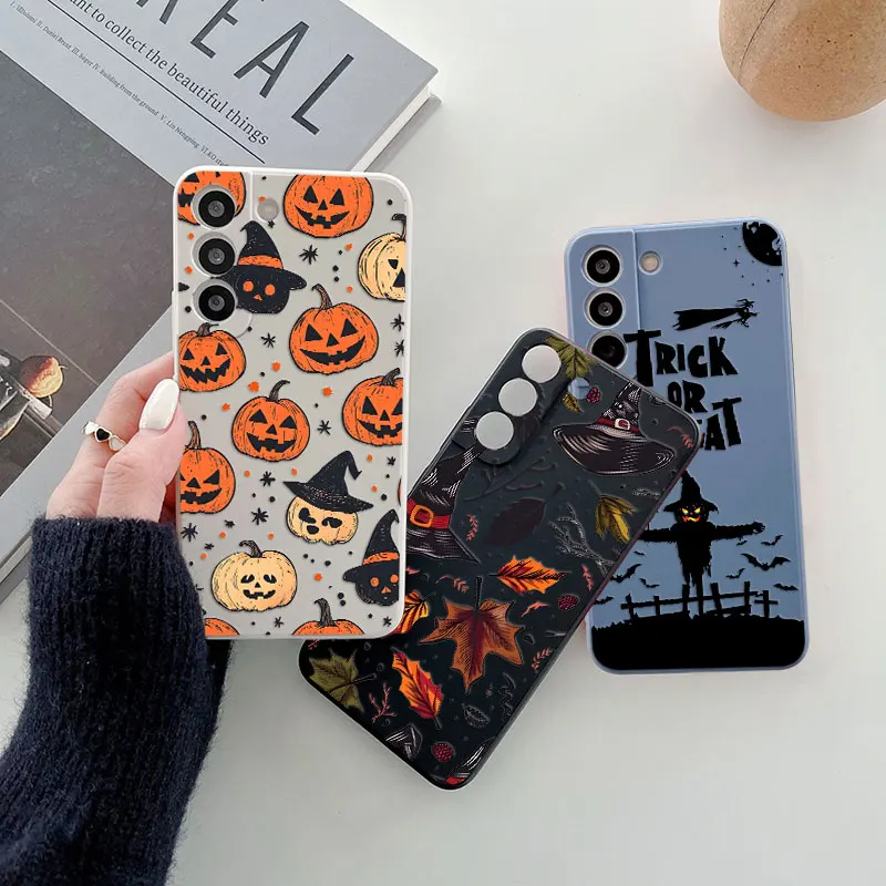 Witch Pumpkin Hat Leaves Phone Case For Samsung Galaxy S25 Ultra S24 S23 S22 Plus S21 S20 FE S25Ultra s24FE Case Silicone Cover
Witch Pumpkin Hat Leaves Phone Case For Samsung Galaxy S25 Ultra S24 S23 S22 Plus S21 S20 FE S25Ultra s24FE Case Silicone Cover