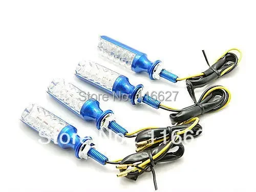 Universal 12 LED Turn Signal Indicator Blinker Light Amber 4 pcs Blue BAR Motorcycle for Harley Honda Kawasaki Yamhaha Suzuki
Universal 12 LED Turn Signal Indicator Blinker Light Amber 4 pcs Blue BAR Motorcycle for Harley Honda Kawasaki Yamhaha Suzuki