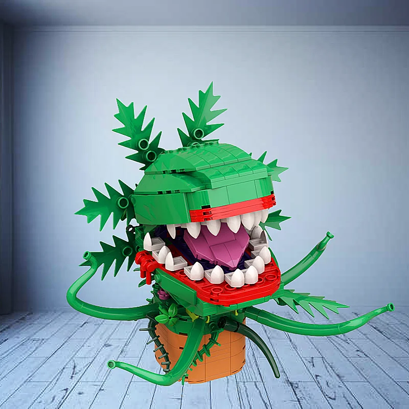 Creative design film and television series cannibal flower building block toy model
Creative design film and television series cannibal flower building block toy model
