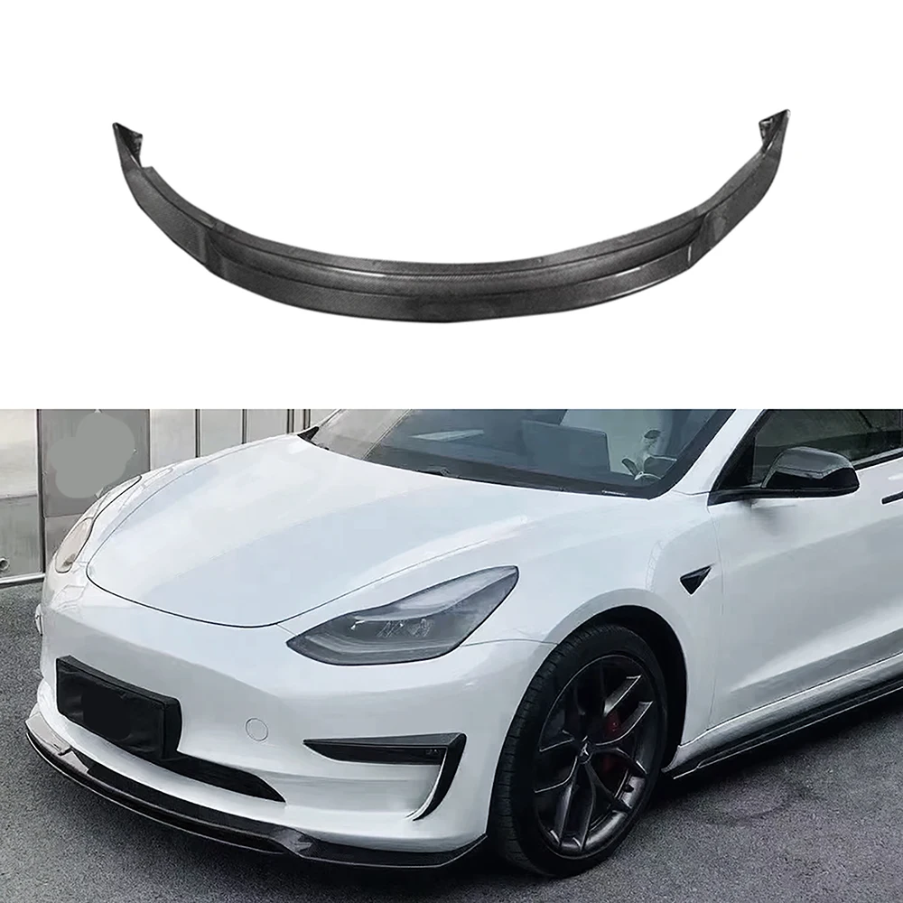 New High Quality ART Style High Polished Carbon Fiber Front Bumper Lip for Tesla Model 3 2016-2021 Car Body Kit Fitment Tested
New High Quality ART Style High Polished Carbon Fiber Front Bumper Lip for Tesla Model 3 2016-2021 Car Body Kit Fitment Tested