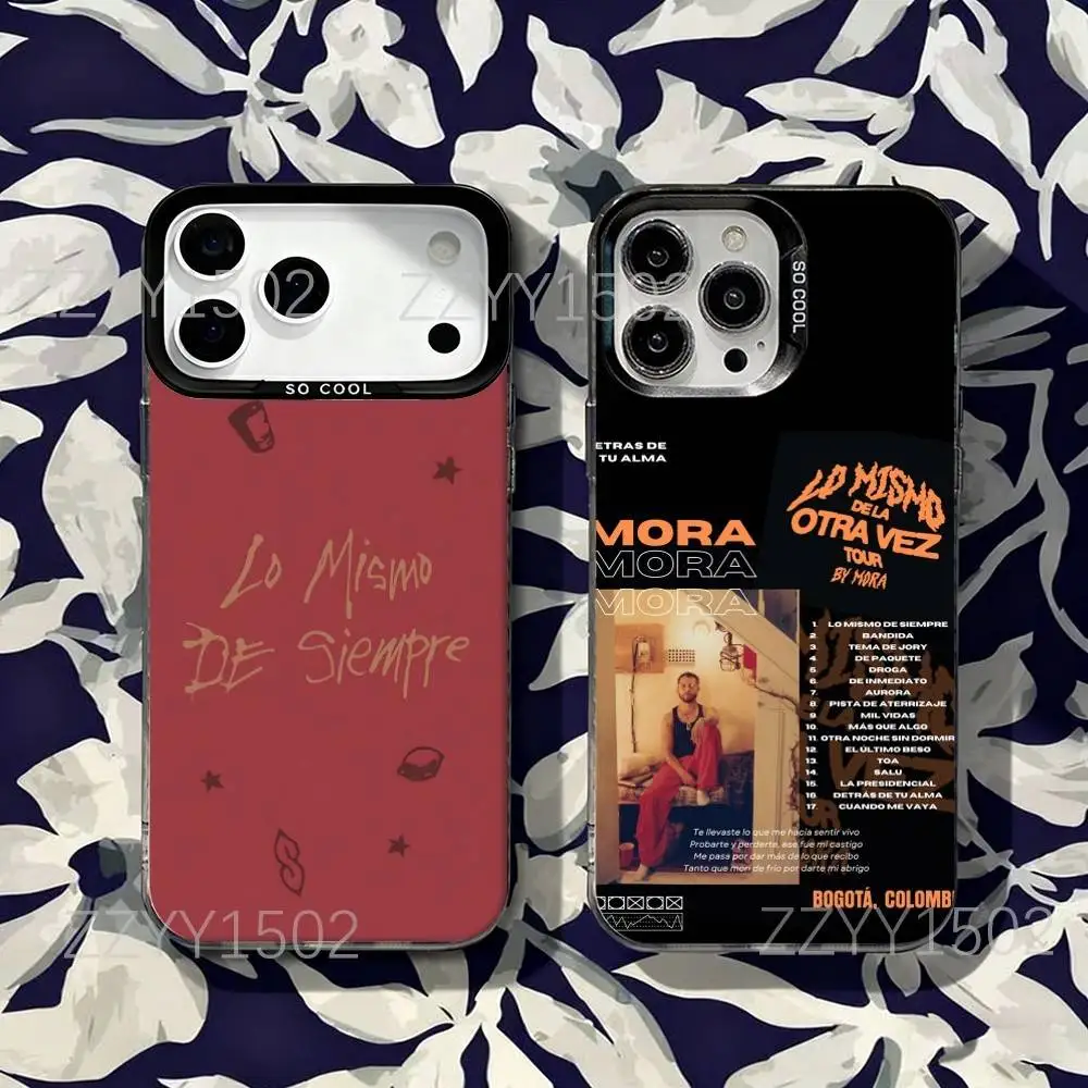 Mora Lo Mismo De La Otra Vez Phone Case For iPhone 17,16,15,14,13,12,X,8,Pro,Max,Plus,SE4,Air,Mini HD Black IMD Matte 
Mora Lo Mismo De La Otra Vez Phone Case For iPhone 17,16,15,14,13,12,X,8,Pro,Max,Plus,SE4,Air,Mini HD Black IMD Matte