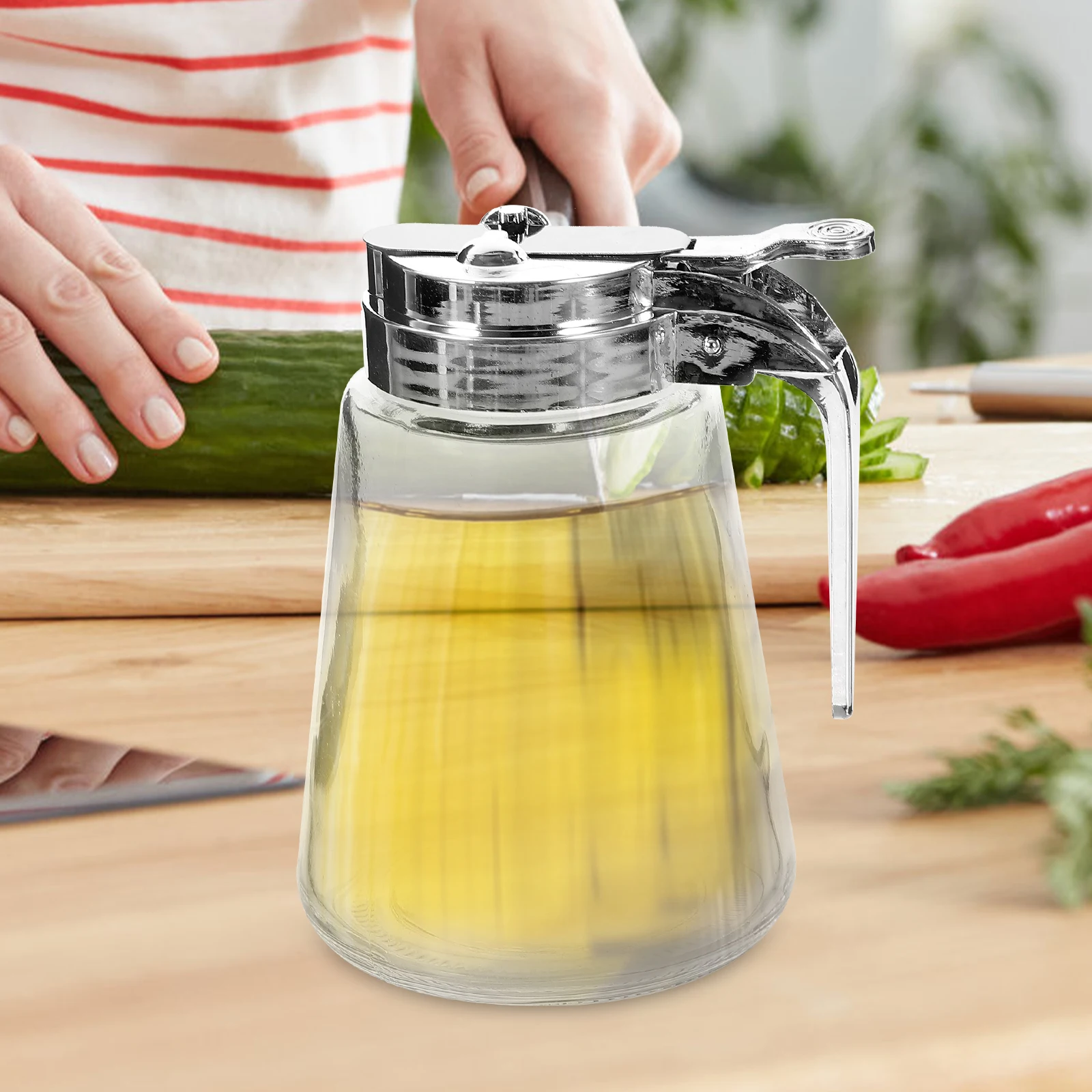 2Pcs Glass Honey Dispenser Good Capacity Adds Style Any Kitchen Practical Convenience Sugar Dispenser Sugar Pot
2Pcs Glass Honey Dispenser Good Capacity Adds Style Any Kitchen Practical Convenience Sugar Dispenser Sugar Pot