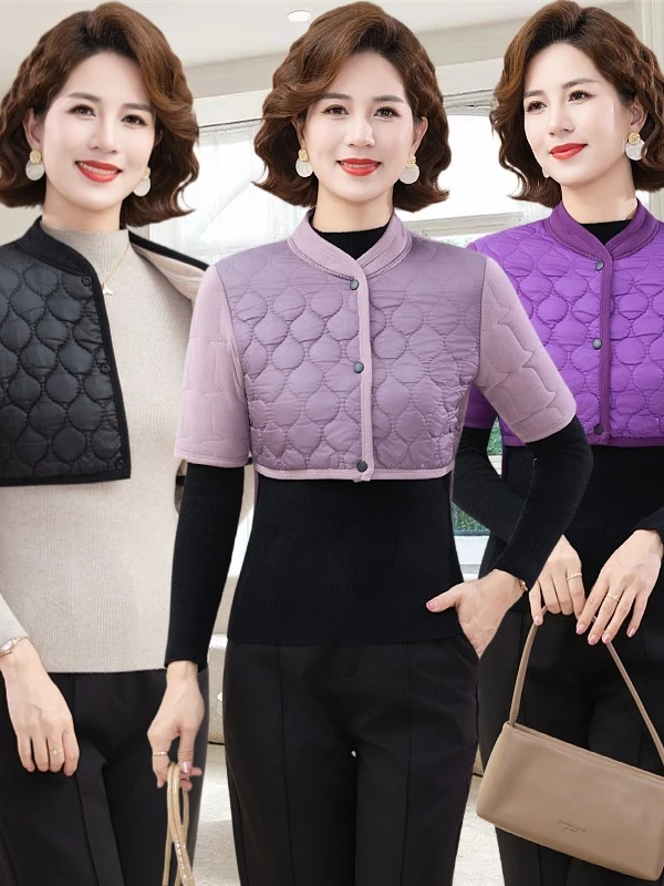 Теплый и комфортный женский жилет для среднего и старшего возраста, с защитой плеч, согревающий поясницу, модный.
Теплый и комфортный женский жилет для среднего и старшего возраста, с защитой плеч, согревающий поясницу, модный.