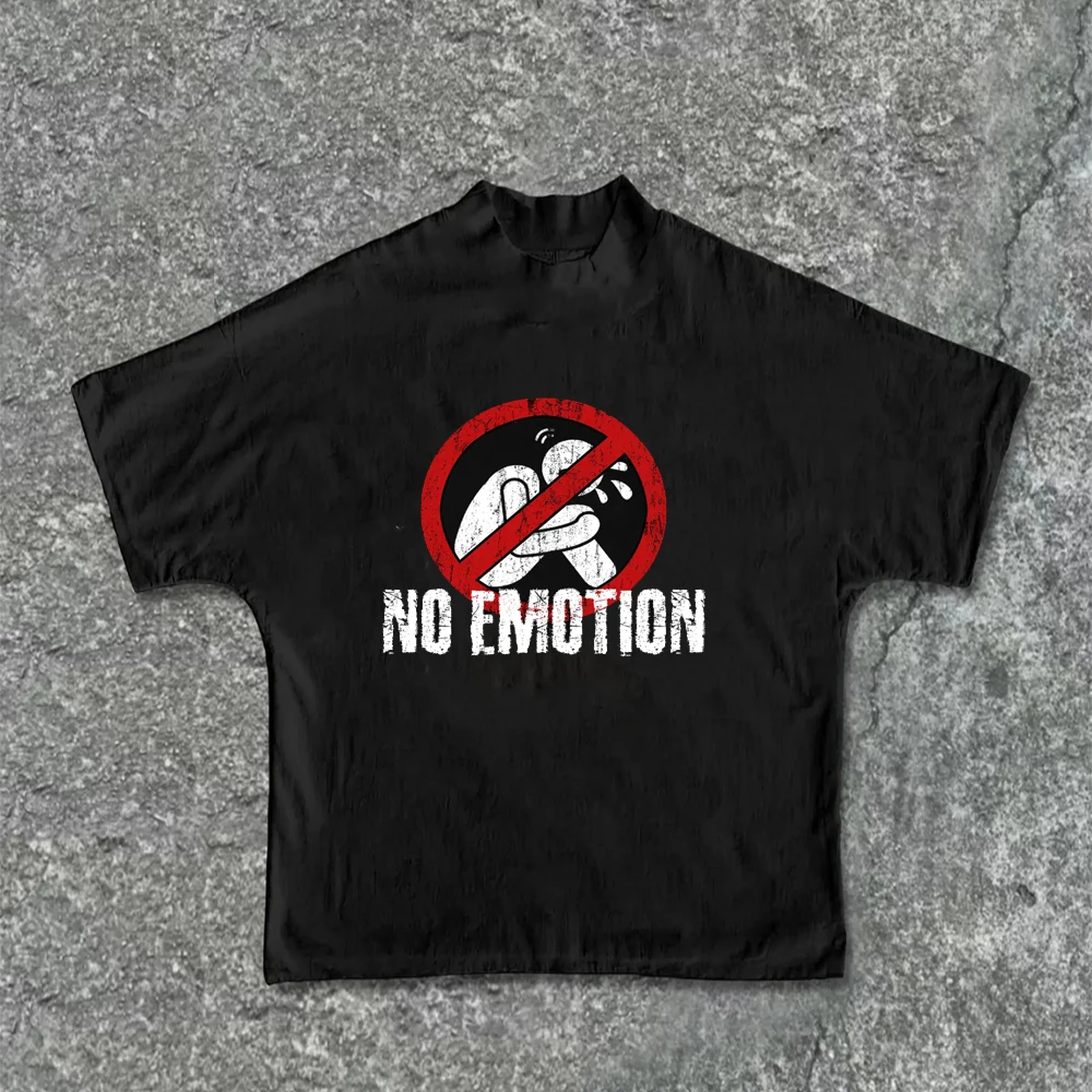 Мужская футболка с графическим принтом без эмоций, американская уличная одежда, летняя повседневная футболка унисекс
Мужская футболка с графическим принтом без эмоций, американская уличная одежда, летняя повседневная футболка унисекс