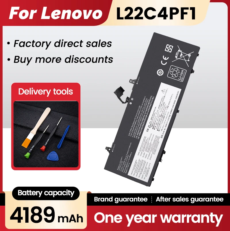 L22C4PF1 L22D4PF1 Laptop Battery For Lenovo Yoga Slim 6-14IAP8 14IRP8 14APU8 14IRH8 battery 4189mah
L22C4PF1 L22D4PF1 Laptop Battery For Lenovo Yoga Slim 6-14IAP8 14IRP8 14APU8 14IRH8 battery 4189mah