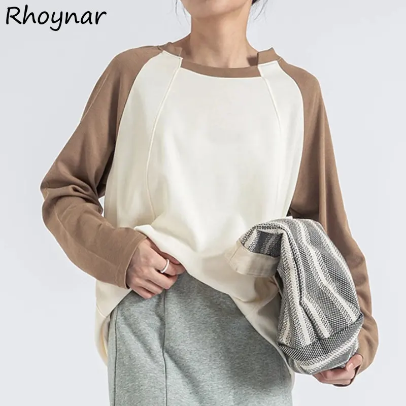 Loose Patchwork Design Raglan Sleeve Sweatshirts Autumn Women Retro Street Wear Ulzzang Casual All-match Unisex Popular Classic
Loose Patchwork Design Raglan Sleeve Sweatshirts Autumn Women Retro Street Wear Ulzzang Casual All-match Unisex Popular Classic