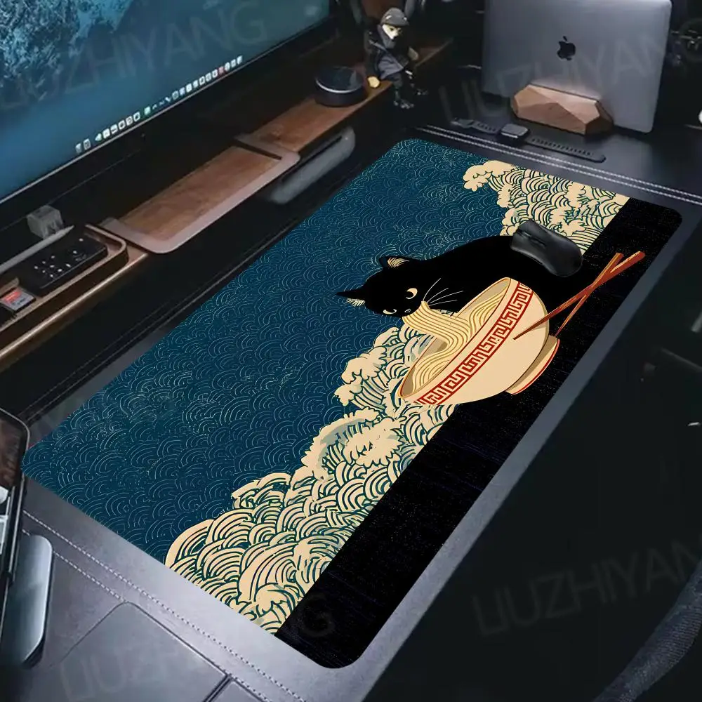 Japanese Black Cat Mouse Pad Large Computer Office Game Table Mats XXL Rubber Anti-slip Gaming Keyboard Mousepads Long Desk Pads
Japanese Black Cat Mouse Pad Large Computer Office Game Table Mats XXL Rubber Anti-slip Gaming Keyboard Mousepads Long Desk Pads