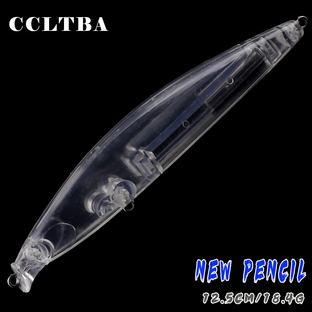 CCLTBA 10PCS/LOT DIY Pencil Hard Baits 12.5cm/18.4g Unpainted Fishing Lures Blanks Tackle Long Casting Bait
CCLTBA 10PCS/LOT DIY Pencil Hard Baits 12.5cm/18.4g Unpainted Fishing Lures Blanks Tackle Long Casting Bait