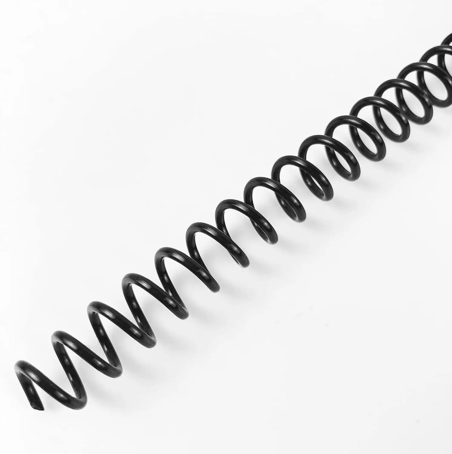 100 Pack Plastic Spiral Binding Coils, 8mm(5/16"), 40 Sheet Capacity, 4:1 Pitch, Black, 48Loops, for Letter Size, for Students and Coworkers
100 Pack Plastic Spiral Binding Coils, 8mm(5/16"), 40 Sheet Capacity, 4:1 Pitch, Black, 48Loops, for Letter Size, for Students and Coworkers