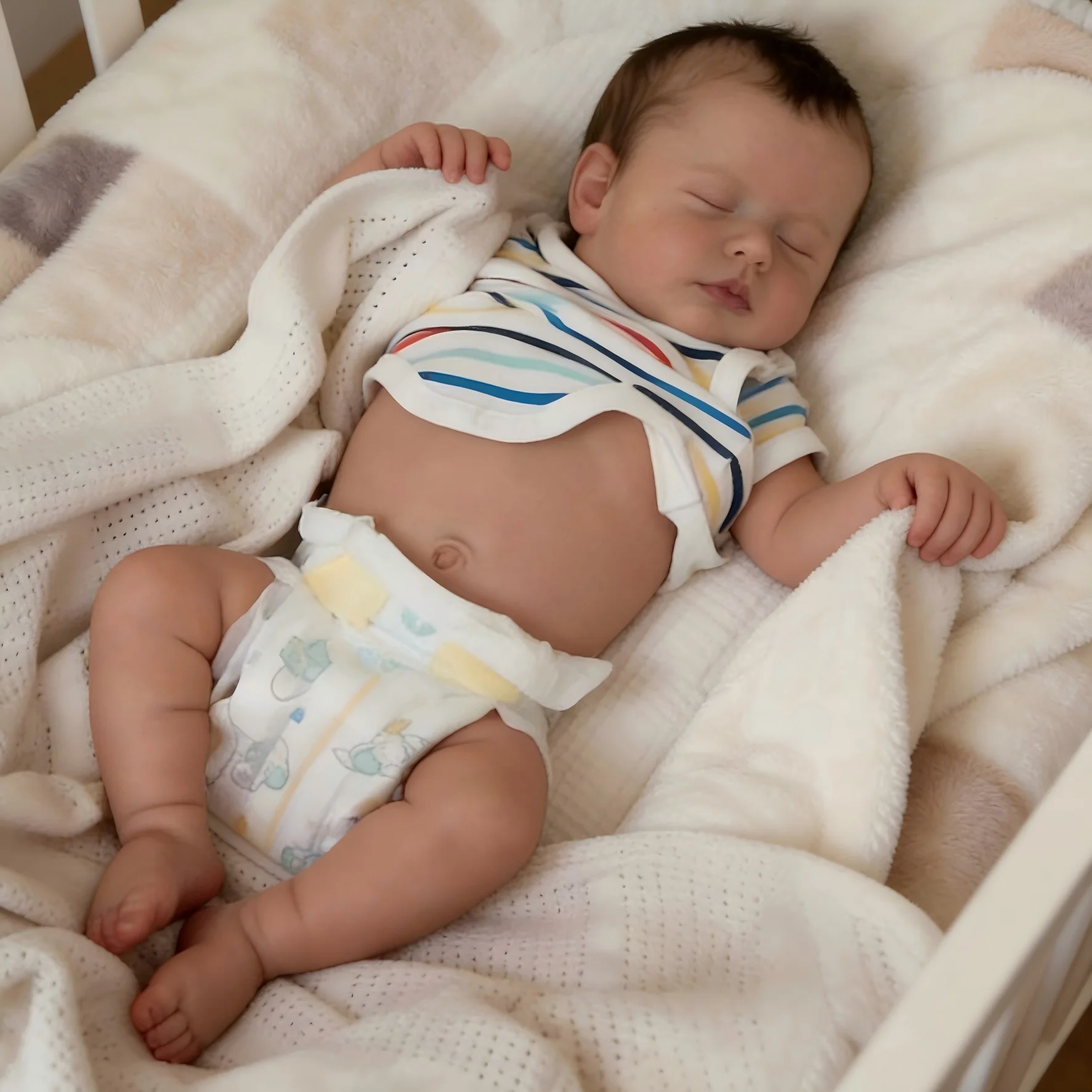 Realistic Reborn Baby Doll Boy Soft Vinyl, Newborn Baby Doll Handmade Detailed Features for Collectors, Birthdays, Christmas, Reborn Collector Collections, Role Play, or Emotional Support Soft Cuddly Gift
Realistic Reborn Baby Doll Boy Soft Vinyl, Newborn Baby Doll Handmade Detailed Features for Collectors, Birthdays, Christmas, Reborn Collector Collections, Role Play, or Emotional Support Soft Cuddly Gift