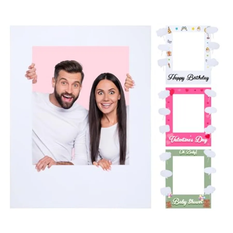 32 x 24 inch Blank Photo Booth Props DIY Happy Birthday Party Supplies Writable Picture Frame with Speech Bubble Signs Photo Bo
32 x 24 inch Blank Photo Booth Props DIY Happy Birthday Party Supplies Writable Picture Frame with Speech Bubble Signs Photo Bo
