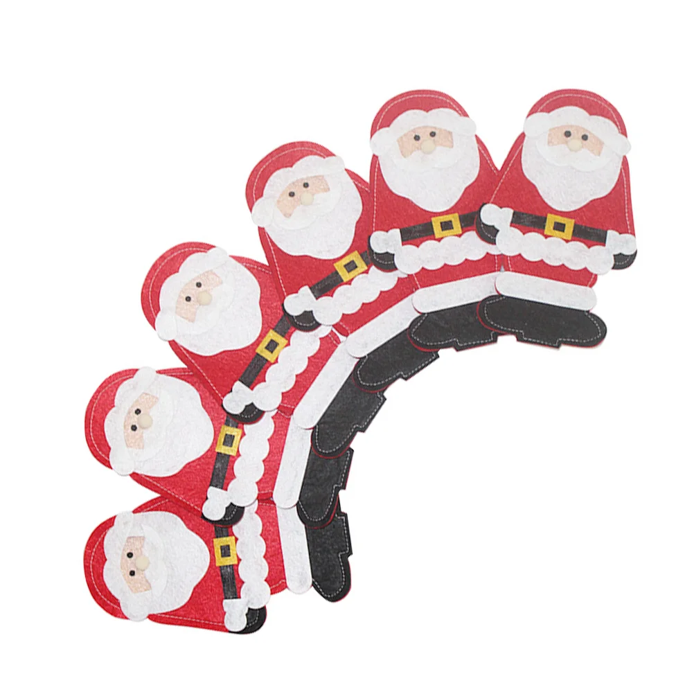 6 Pcs Christmas Multifunctional Tableware Holder Party Cover Anniversary Decoration
6 Pcs Christmas Multifunctional Tableware Holder Party Cover Anniversary Decoration