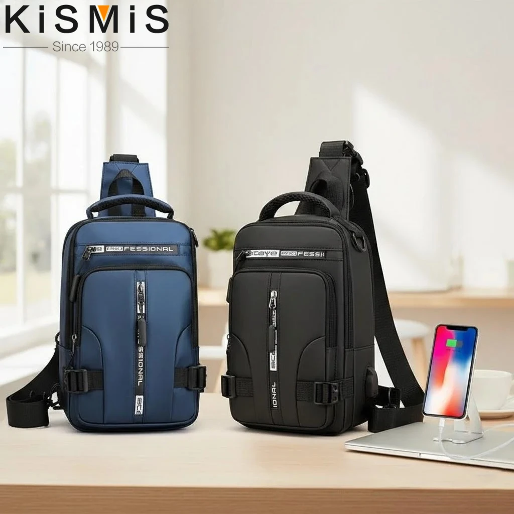 Нейлоновый рюкзак с USB-портом для зарядки, дорожная сумка через плечо, мессенджер, городской рюкзак, нагрудная сумка для мужчин
Нейлоновый рюкзак с USB-портом для зарядки, дорожная сумка через плечо, мессенджер, городской рюкзак, нагрудная сумка для мужчин