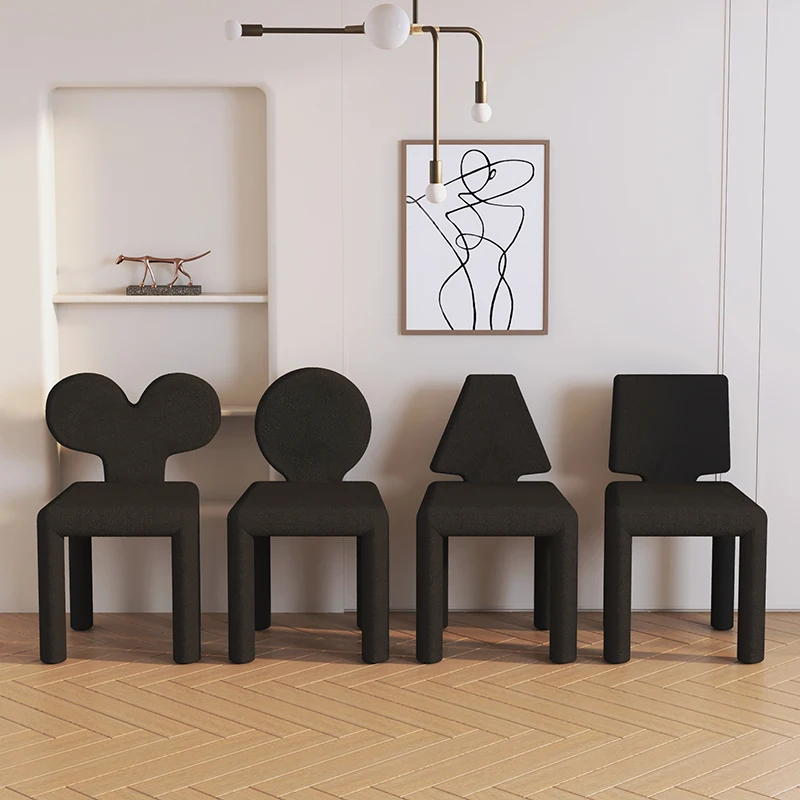 !@Nordic Modern Luxury Dining Chair Black Lamb Fleece Special-Shaped Wood Durable Adjustable Home Office Hotel Internet Celebrit
!@Nordic Modern Luxury Dining Chair Black Lamb Fleece Special-Shaped Wood Durable Adjustable Home Office Hotel Internet Celebrit