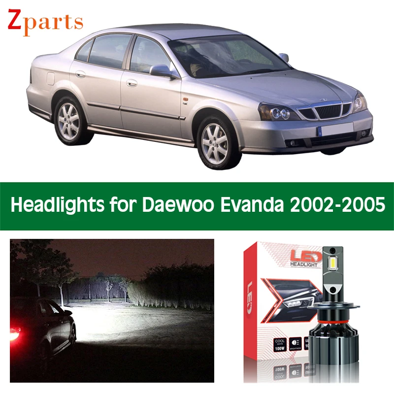 Car LED Headlight Bulbs For Daewoo Evanda 2002 2003 2004 2005 Headlamp Low High Beam Canbus Auto Lights Front Lamp Accessories
Car LED Headlight Bulbs For Daewoo Evanda 2002 2003 2004 2005 Headlamp Low High Beam Canbus Auto Lights Front Lamp Accessories