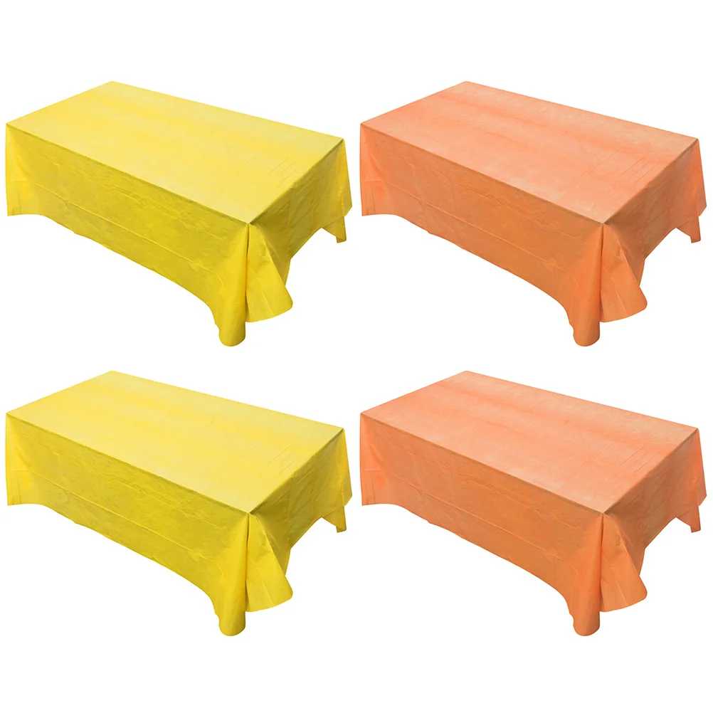 4Pcs Disposable Birthday Party Tablecloth Plastic Rectangle Wedding Decor Dinner Table Cover for Pool FestiveReusable
4Pcs Disposable Birthday Party Tablecloth Plastic Rectangle Wedding Decor Dinner Table Cover for Pool FestiveReusable