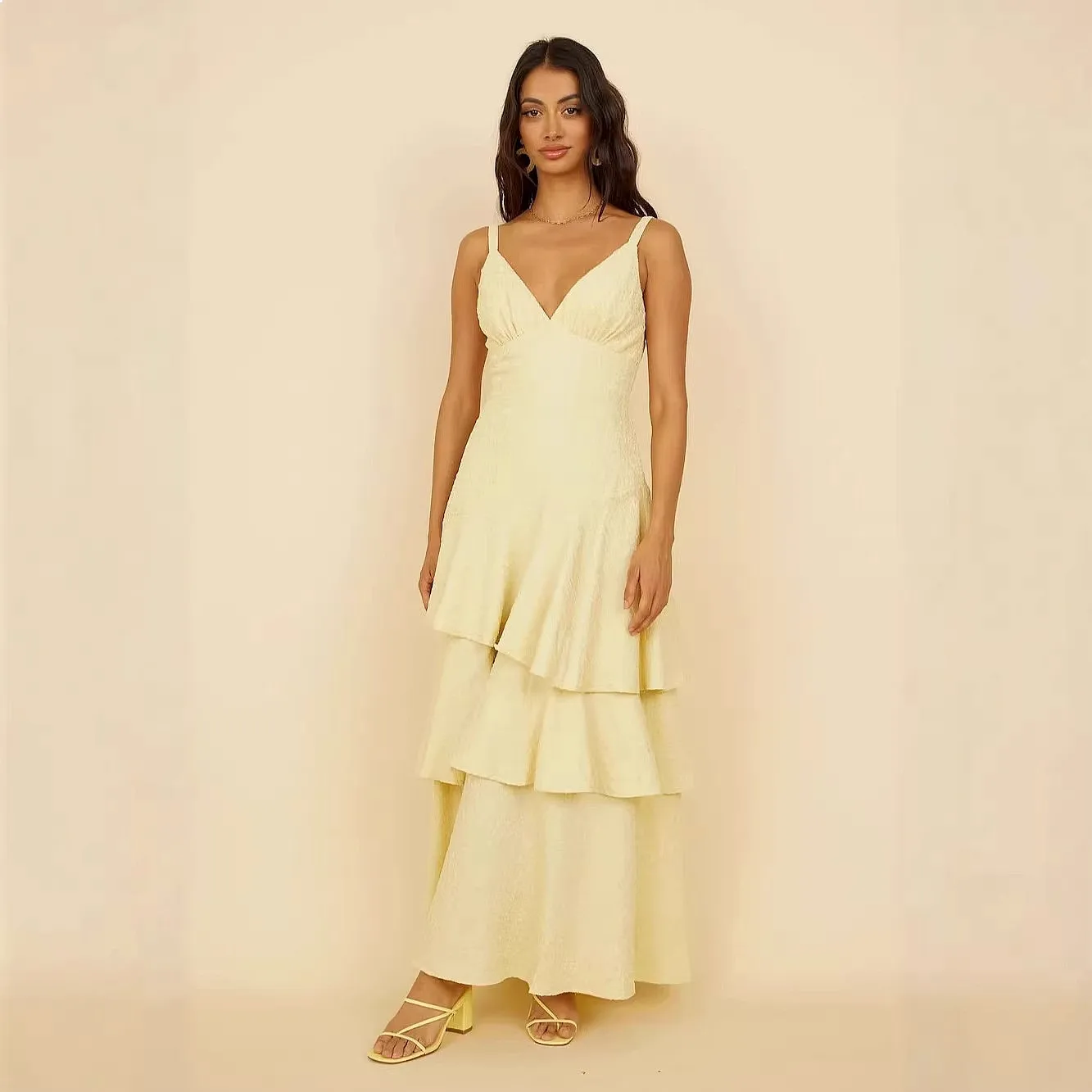 Pure Color Long Dress Elegant Long Dresses Spring Summer Women Fashion Casual Evening Dress
Pure Color Long Dress Elegant Long Dresses Spring Summer Women Fashion Casual Evening Dress