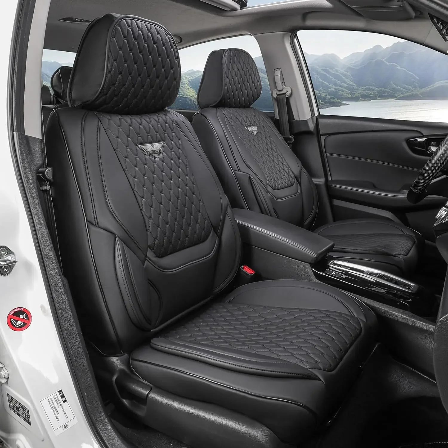 Universal Car Seat Covers Full Set Waterproof Leather Auto Seat Cushion Protection All-Season Universal Fit 80% Vehicles Car Sedan SUV for Toyota Honda Lexus Ford Kia Hyundai
Universal Car Seat Covers Full Set Waterproof Leather Auto Seat Cushion Protection All-Season Universal Fit 80% Vehicles Car Sedan SUV for Toyota Honda Lexus Ford Kia Hyundai