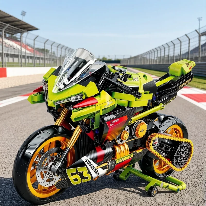 2026 Technical 1:8 Motorcycle Building Blocks City Motorbike Locomotive Modular Bricks Model Toys For Kid Holiday Gifts 776pcs
2026 Technical 1:8 Motorcycle Building Blocks City Motorbike Locomotive Modular Bricks Model Toys For Kid Holiday Gifts 776pcs