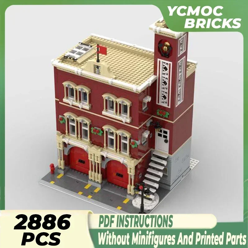 City Street View Model Moc Building Bricks Modular Winter Fire Station Technology Blocks Gifts Christmas Toys DIY Sets Assembly
City Street View Model Moc Building Bricks Modular Winter Fire Station Technology Blocks Gifts Christmas Toys DIY Sets Assembly