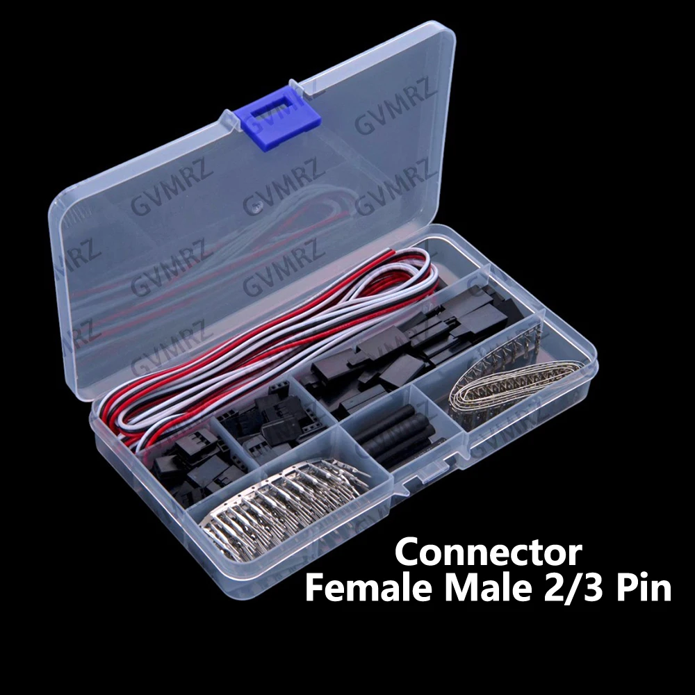 Connector Female Male 2/3 Pin Kit for JR JST SYP Futaba Male Female Jumper Cable Plug for RC Robot Airplane Car Servo 2P 3P JR
Connector Female Male 2/3 Pin Kit for JR JST SYP Futaba Male Female Jumper Cable Plug for RC Robot Airplane Car Servo 2P 3P JR