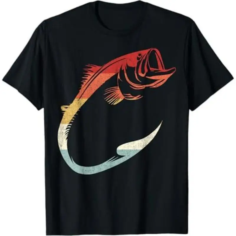 Fishing T-Shirt Unisex Retro Bass Graphic Tee Outdoor Fisherman Angler Humor Cotton Top Summer Fish Gift
Fishing T-Shirt Unisex Retro Bass Graphic Tee Outdoor Fisherman Angler Humor Cotton Top Summer Fish Gift
